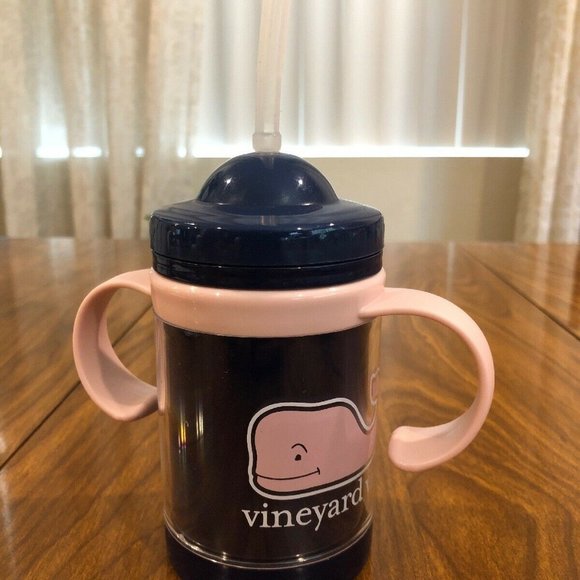 Vineyard Vines for Target 9oz Sippy Cup Pink Whale - Picture 3 of 5
